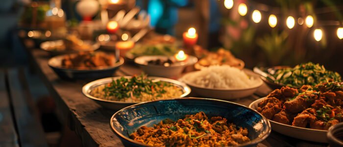 close-up-appetizing-ramadan-meal